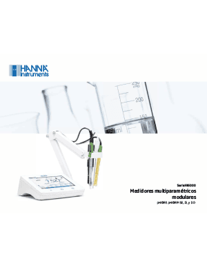 Medidores multiparametricos modulares HI6000 png