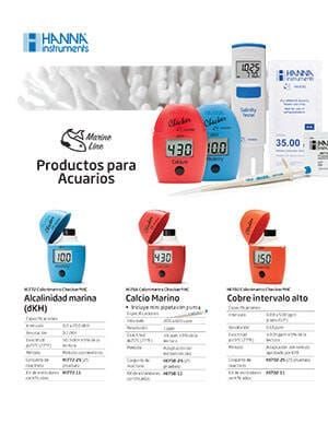 Catálogo de Medidores para acuarios