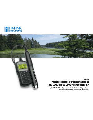 Medidor portatil multiparametrico HI98594